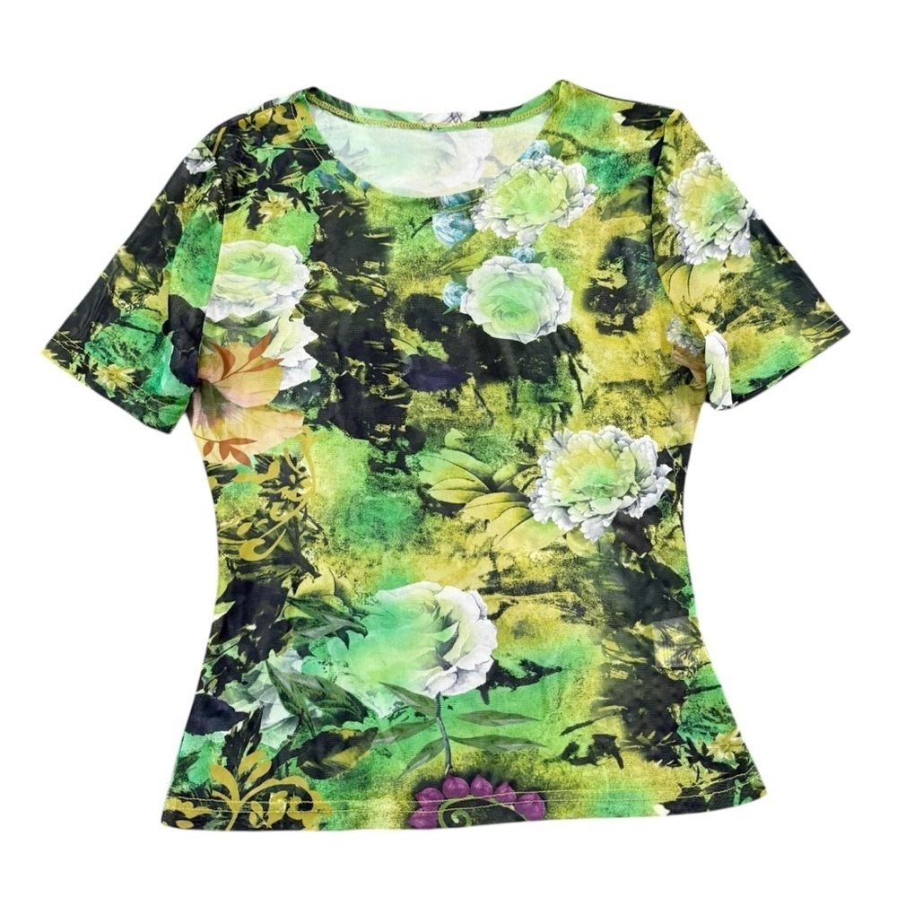 Mesh Floral Top Small - Picture 1 of 10